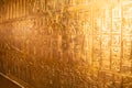 King Tutankhamun Egyptian exhibit on the display at OMSI