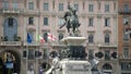 King Victor Emmanuel the Second monument near the Milan Duomo