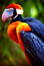 King Vulture Animal. AI Generated.
