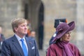 King Willem Alexander And Queen Maxima At The Dam Square Amsterdam The Netherlands 21-11-2018 Royalty Free Stock Photo