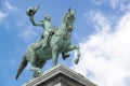 King willem II statue Royalty Free Stock Photo