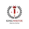 King writer logo