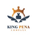 King writer`s logo design your company