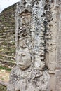 King Zots Choj Muan: Mayan Stela in Tonina Royalty Free Stock Photo