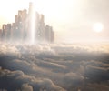 Kingdom In The Clouds Royalty Free Stock Photo