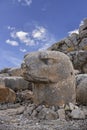 Kingdom of Commagene, Mount Nemrut, ancient eagle head. Turkey.