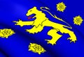 Kingdom of Dyfed Flag 410-920 Royalty Free Stock Photo