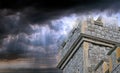 Kingdom of the heavens castle Royalty Free Stock Photo