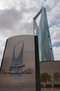 Kingdom Tower in center of Riyadh, Saudi Arabia