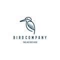 Animal bird logo vector graphic design Royalty Free Stock Photo