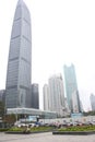 KingKey Financial Center in SHENZHEN,CHINA,ASIA Royalty Free Stock Photo