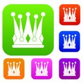 Kingly crown set color collection