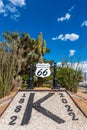 Kingman Commemorative Display on Route 66