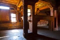 Kings bed made of stone in Fatephur Sikri