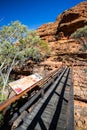 Kings Canyon Bridge Crossing Royalty Free Stock Photo