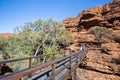 Kings Canyon Bridge Crossing Royalty Free Stock Photo