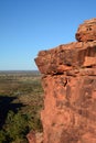 The edge of Kings Canyon. Watarrka National Park. Northern Territory. Australia Royalty Free Stock Photo