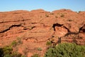 Rim walk stairway. Kings Canyon. Watarrka National Park. Northern Territory. Australia Royalty Free Stock Photo