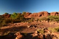 Kings Canyon rim walk landscape. Watarrka National Park. Northern Territory. Australia Royalty Free Stock Photo