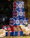 Kings Charles III Coronation Macarons in London, UK