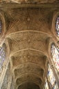 Kings College Chapel Vaulted Ceiling Royalty Free Stock Photo
