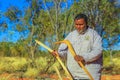 Australian aboriginal boomerang Royalty Free Stock Photo