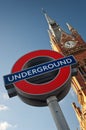 Kings Cross / St Pancras Station sign Royalty Free Stock Photo