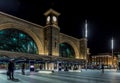 Kings cross station in the night, London