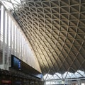 Kings cross station roof inside