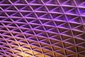 Kings Cross station roof in London, UK Royalty Free Stock Photo