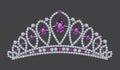 Kings Crown diamonds Royalty Free Stock Photo