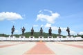 7 Kings giant statues, Statues of famous Thai Kings in Rajabhakti Park