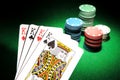 4 Kings poker cards Royalty Free Stock Photo