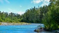 Kings River in Alaska by Sutton Royalty Free Stock Photo