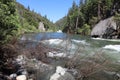 Kings River in Kings Canyon and Sequioa National Park Royalty Free Stock Photo