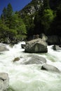 Kings River in Sierra Nevada of California Royalty Free Stock Photo