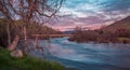 Kings River Sunset Royalty Free Stock Photo