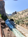 Roaring Kings River Water in Sequoia and Kings Canyon National Park California Royalty Free Stock Photo