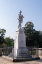 Kings Shropshire Light Infantry War Memorial outside Quarry Park Shrewsbury Shropshire September 2020