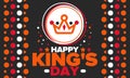 Kingâs Day in Netherlands. Koningsdag in Dutch. Celebrate birthday of His Majesty King