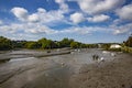 Kingsbridge creek looking towards the town at low tide