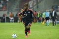 Kingsley Coman (R) and Juan Bernat (L) during the UEFA Champions