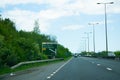 Road sign directing to ring road, West Hull, Hull City Centre. East Yorkshire,