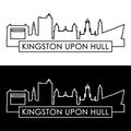 Kingston Upon Hull skyline.