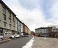 Kingston, NY / United States - Dec. 15, 2019: Landscape view of the RondoutÃ¢â¬âWest Strand Historic District