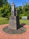 Monument commemorating the Rondout Lighthouse