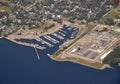 Kingston Penitentiary, aerial Royalty Free Stock Photo