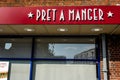 Pret A Manger High Street Retail Coffee Shop Chain Royalty Free Stock Photo