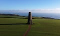 Kingswear, Devon, England: DRONE AERIAL VIEW: The Daymark navigational tower (Photo 2) Royalty Free Stock Photo