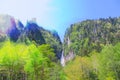 Kinka Falls and Ryusei Waterfall, Hokkaido, Japan